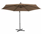 Milano 3-Metre Outdoor Cantilevered Umbrella - Latte