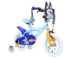 Bluey Kids' 30cm Ready To Roll Bike w/ Training Wheels - Blue 1