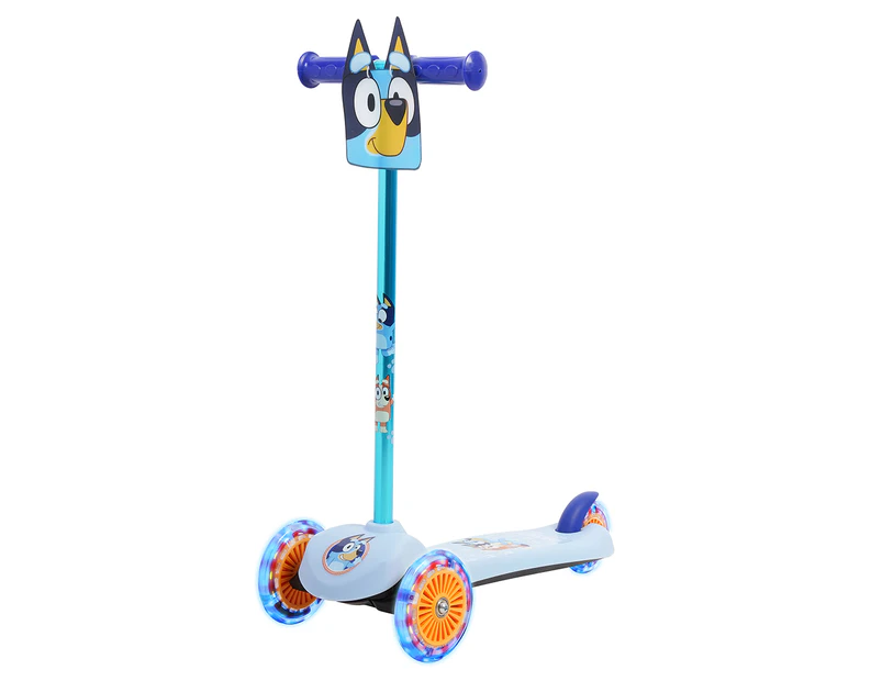 Bluey Kids' Lean & Steer Tri-Wheeled Scooter - Blue