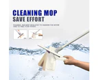 DOLANX Sponge Mop with Water Squeegee Eco Friendly Degradable Sponge Long Handle Mop