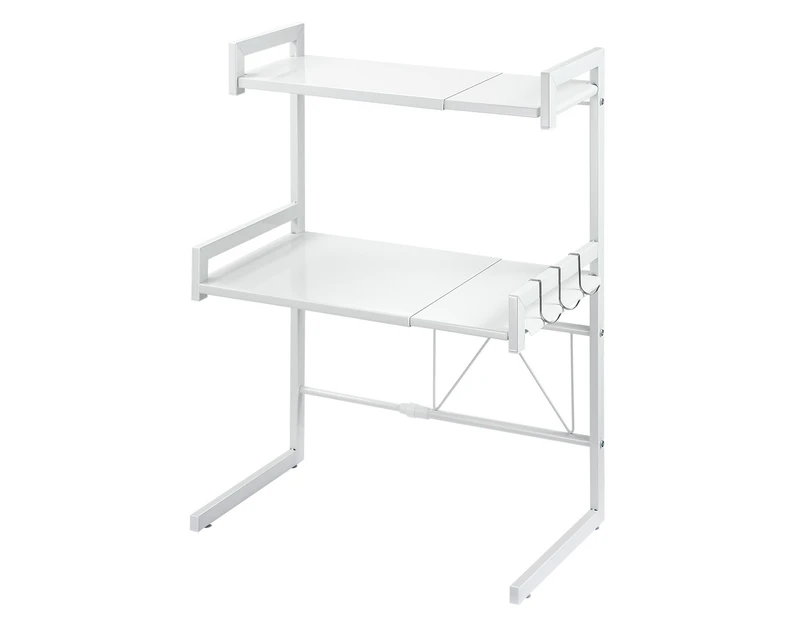 3 Tier Kitchen Shelf Microwave Stand Rack Steel Storage Shelf Organizer White