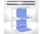 3 Tier Kitchen Shelf Microwave Stand Rack Steel Storage Shelf Organizer White