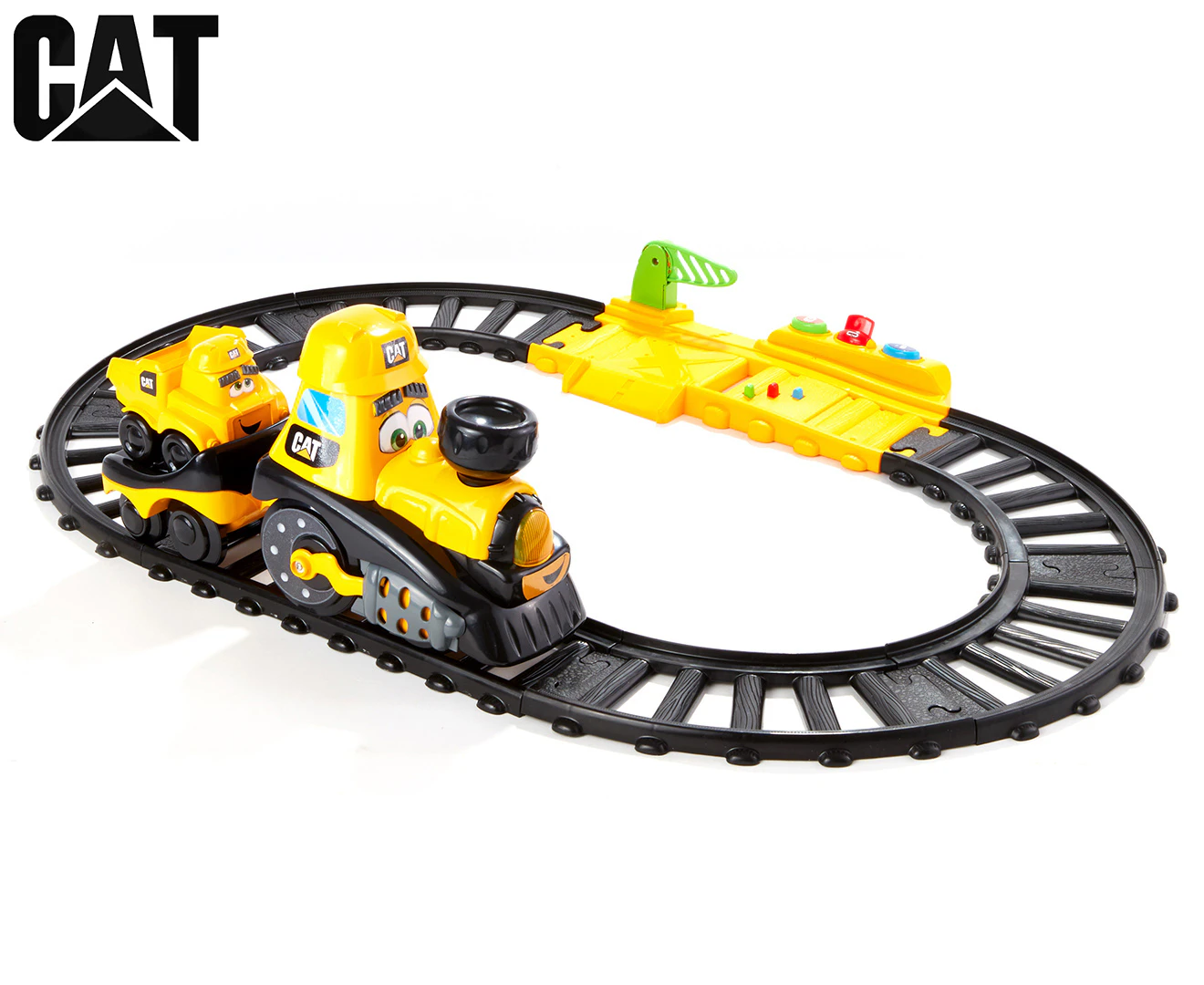 CAT Junior Crew Power Tracks Friends Train Playset