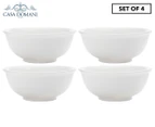 Set of 4 Casa Domani 17cm Casual Florence Bowls - White