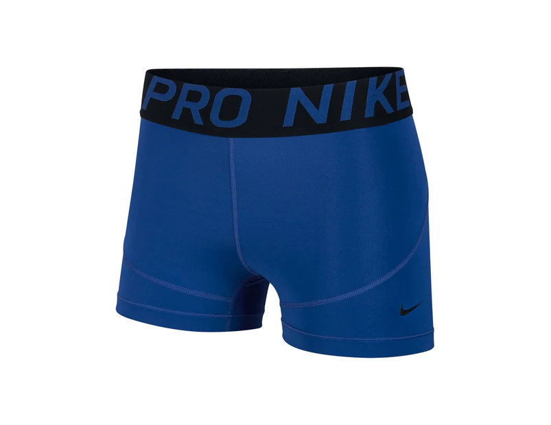 Nike Pro Women's Athletic Apparel - Shorts - Blue/Black