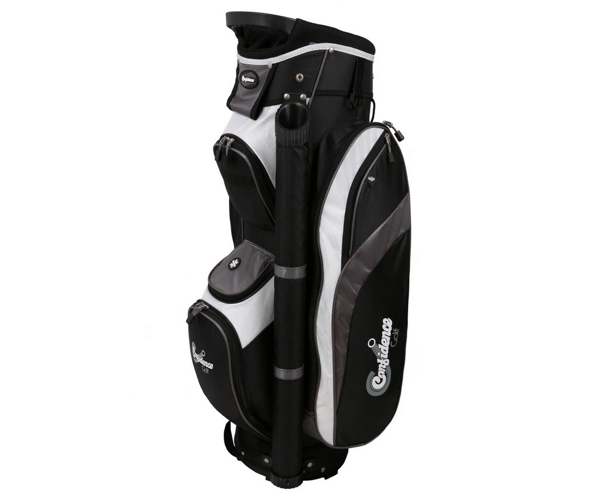 Confidence Tour 14 Way Cart / Trolley Golf Bag - Grey