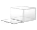 6 x Ortega Home Shoe/Sneaker Display Box Side Open - Clear