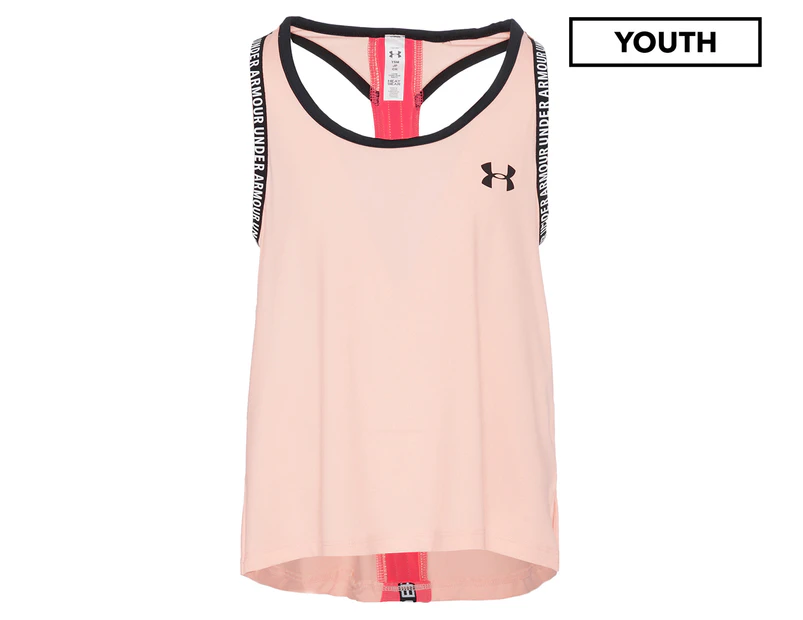 Under Armour Youth Girls' Knockout Tank Top - Pink