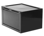 Ortega Home Shoe/Sneaker Display Box Side Open - Black