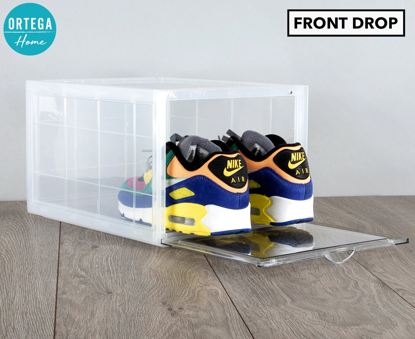 Ortega Home Shoe/Sneaker Display Box - Clear