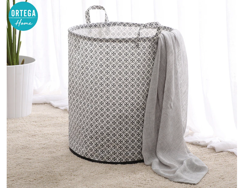 Ortega Home 50cm Laundry Basket - White