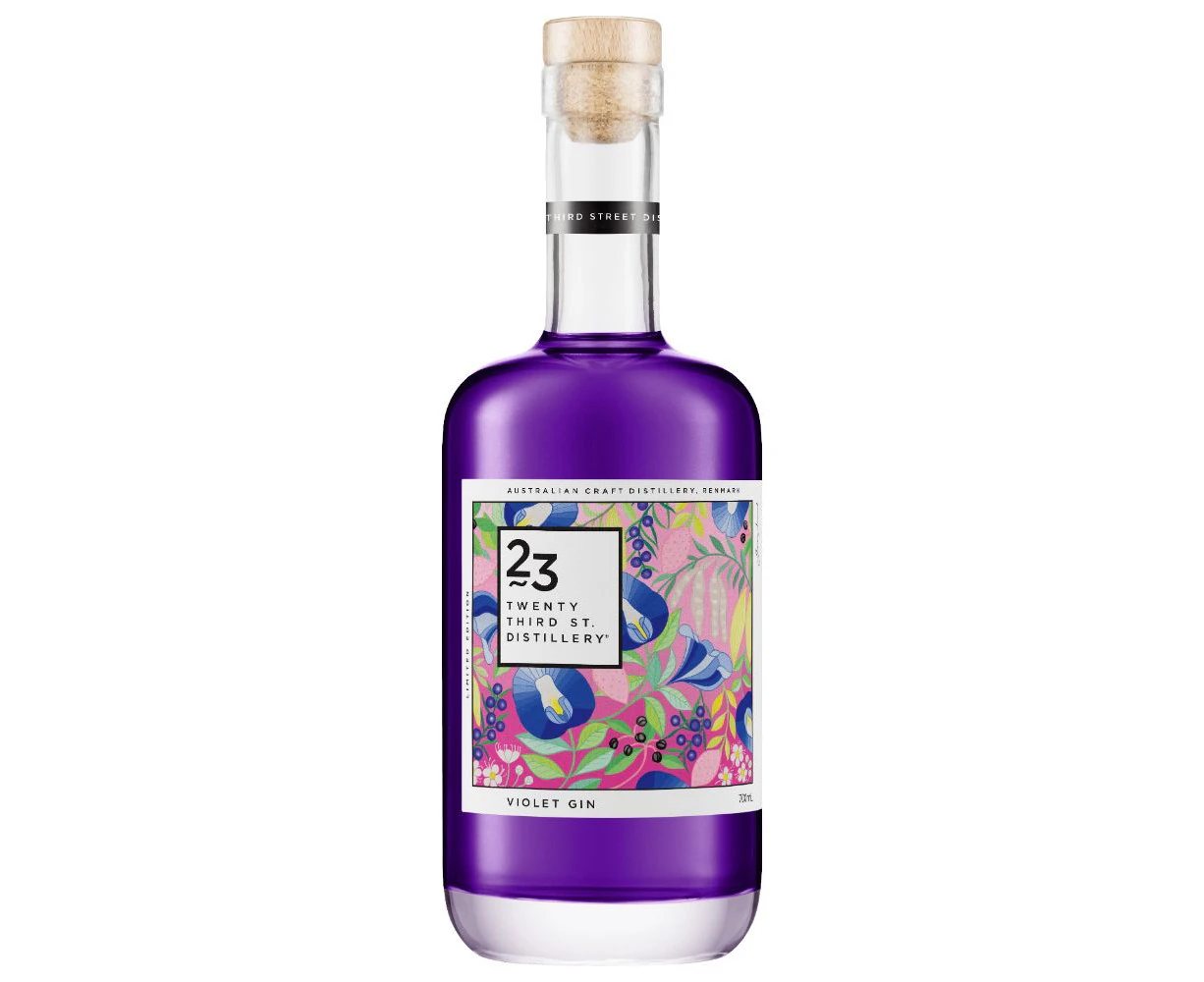 23rd street Limited Edition VIOLET Gin 700ml @ 40 % abv