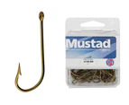 Mustad 4190 - Size 8/0 Qty 25 - Kirby Kendal Bronzed Hooks