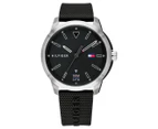 Tommy Hilfiger Men's 45mm Sneaker Silicone Watch - Black