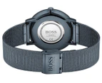 Hugo Boss Men's 40mm Skyliner Analogue Steel Watch - Blue
