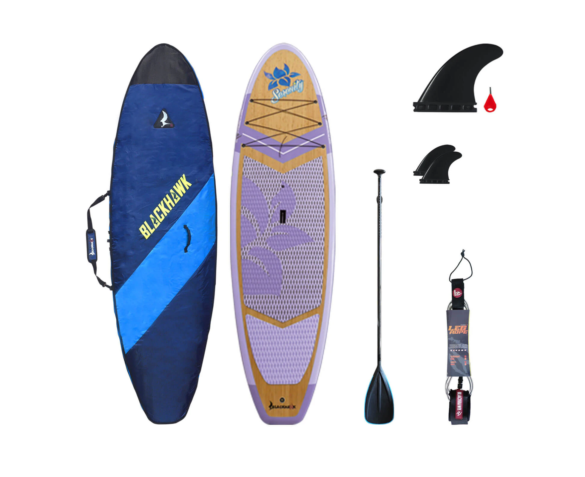 Blackhawk 10' Serenity Purple Yoga SUP Package