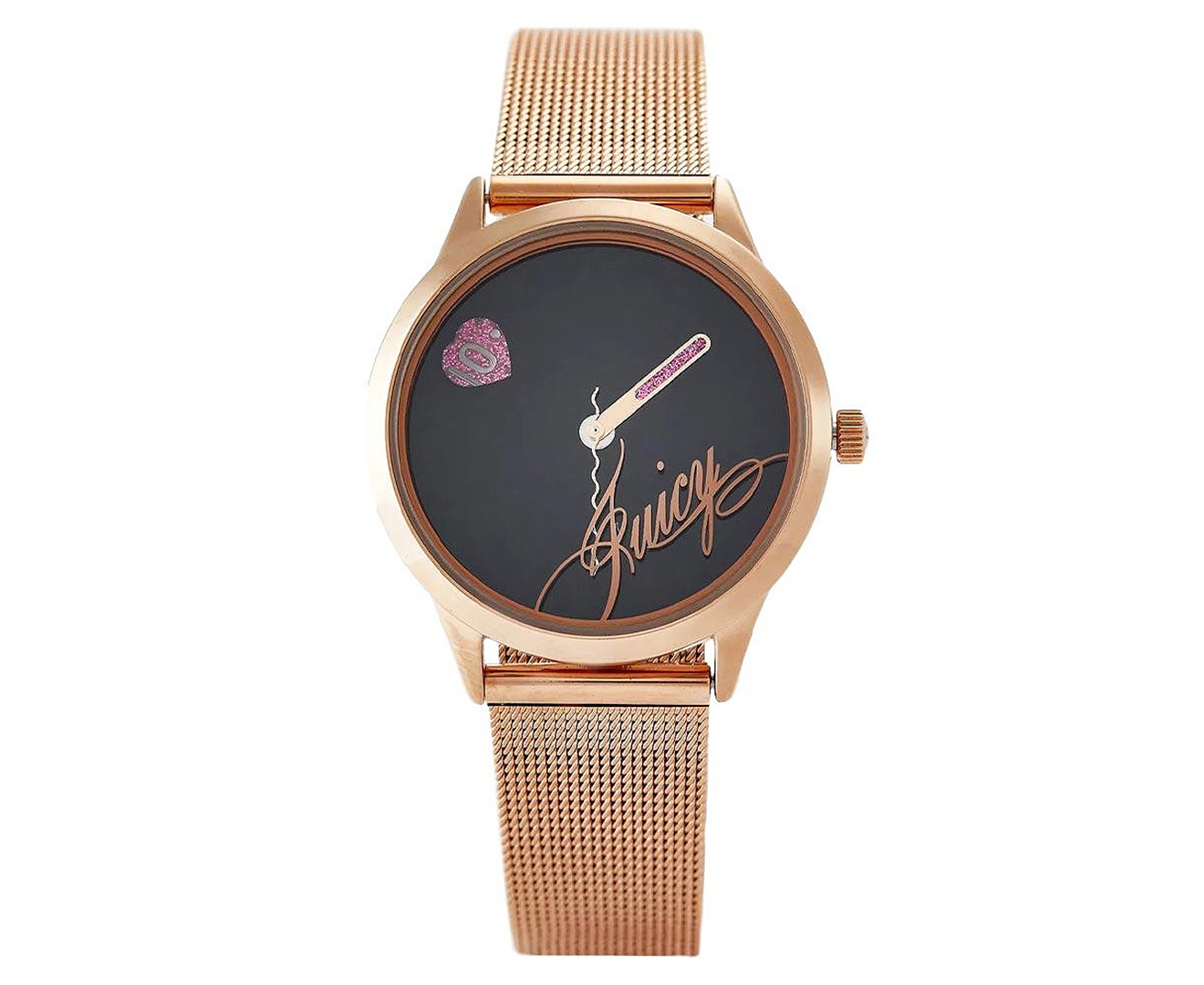 Juicy Couture Women S Mm JC RIST Stainless Steel Mesh Watch Rose Gold Catch Co Nz