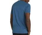 Ben Sherman Men's Paisley Target Tee / T-Shirt / Tshirt - Petrol Blue