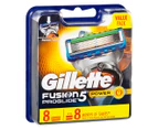 Gillette Fusion5 ProGlide Power Razor Blade Refills 8-Pack