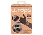 Wraps Wristband Headphones w/ Microphone - Coal/Black 5