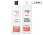 Nioxin System 4 Cleanser & Conditioner Pack 1L
