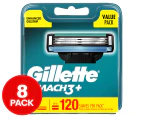 Gillette Mach3+ Razor Blade Refills 8pk