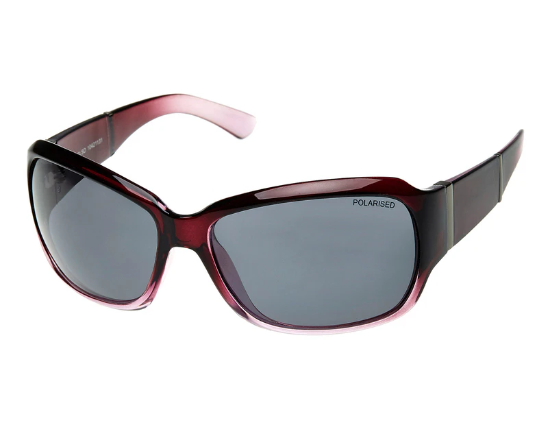 Cancer Council Women's Kelso P Polarised Sunglasses - Crystal Violet Grad/Gunmetal/Smoke