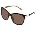 Cancer Council Women's Belmore Polarised Sunglasses - Leopard Shimmer/Brown 1