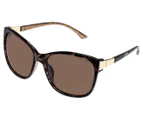 Cancer Council Women's Belmore Polarised Sunglasses - Leopard Shimmer/Brown