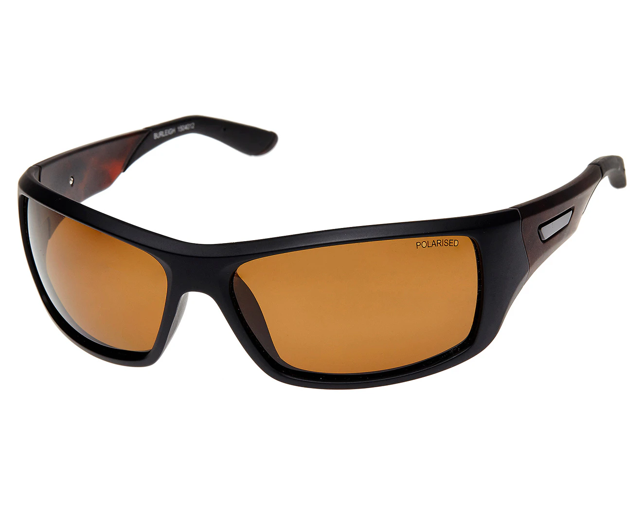 Cancer Council Men's Burleigh Polarised Sunglasses - Matte Black/Tort/Brown