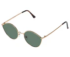 MINKPINK Women's Sunday Sunglasses - Gold/Tortoise/Green