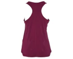 ASICS Women's Silver Tank Top - Dried Berry/Classic Red