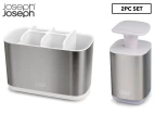 Joseph Joseph Caddy & Soap Dispenser 2-Piece Bathroom Set