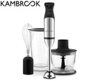 Kambrook Turbo Boost Stick Mixer - Silver/Black KSB655BLK