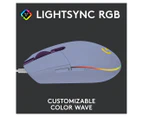 Logitech G203 LIGHTSYNC Gaming Mouse - Lilac