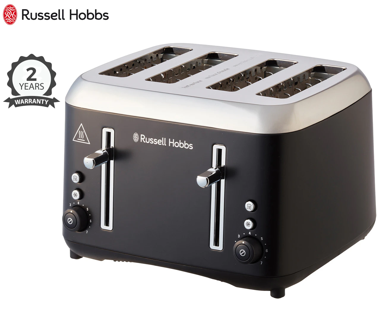 Russell Hobbs 4-Slice Addison Toaster - Matte Black