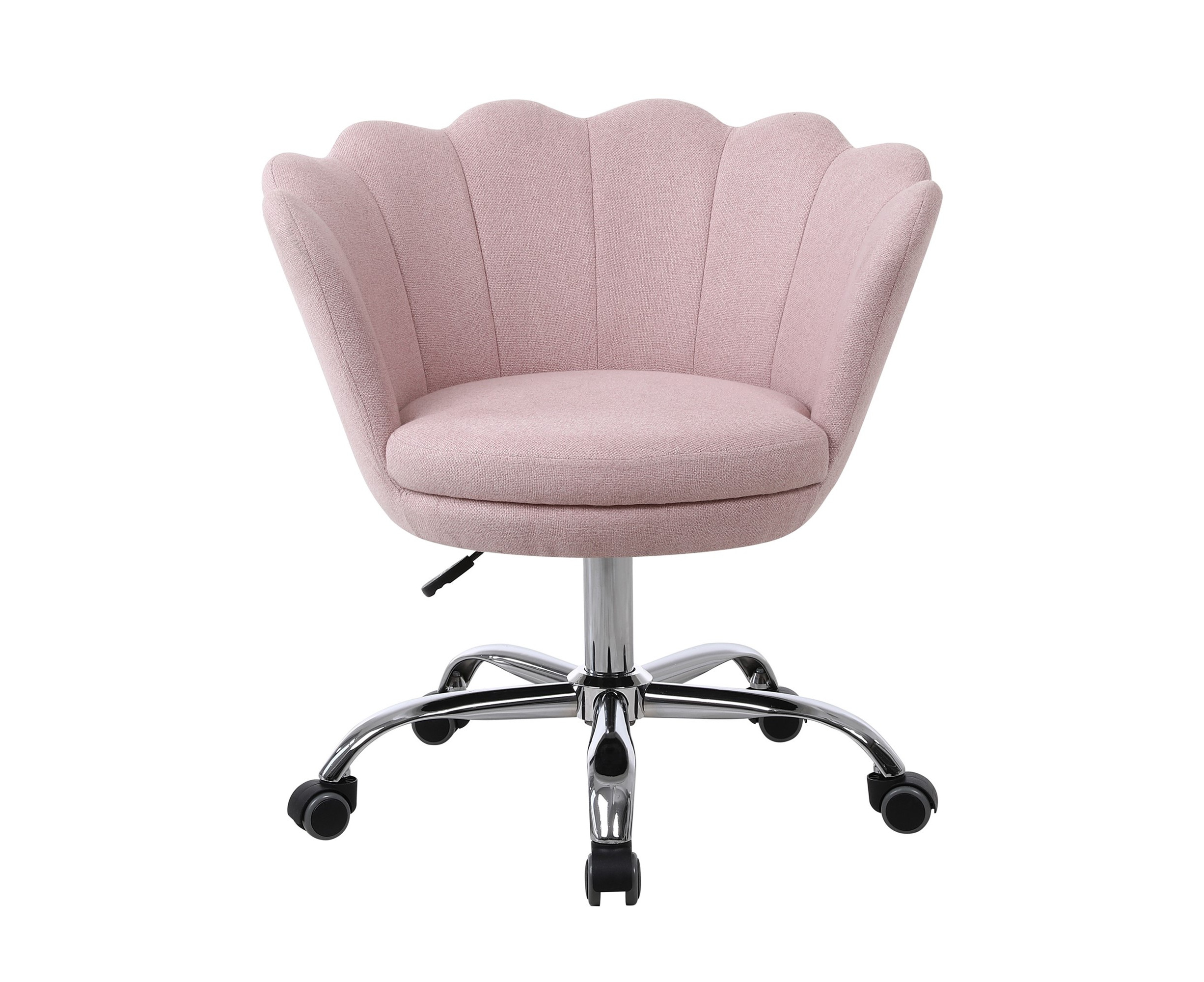 pink shell office chair