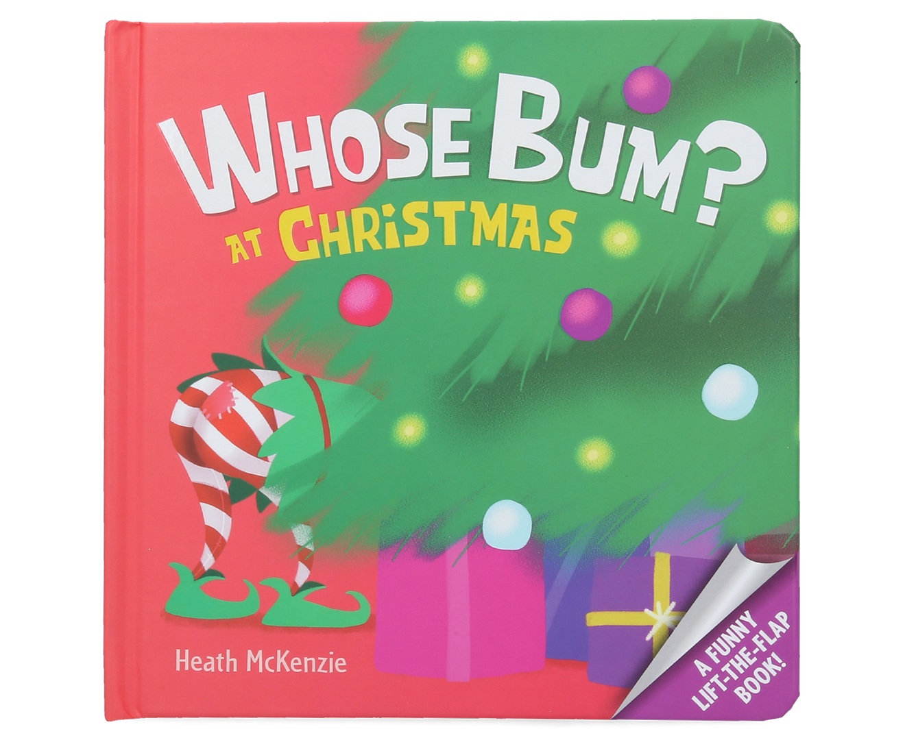 Whose Bum? At Christmas Board Book by Heath McKenzie | Catch.co.nz