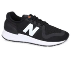 New Balance Kids' 247v3 Running Shoes - Black/White