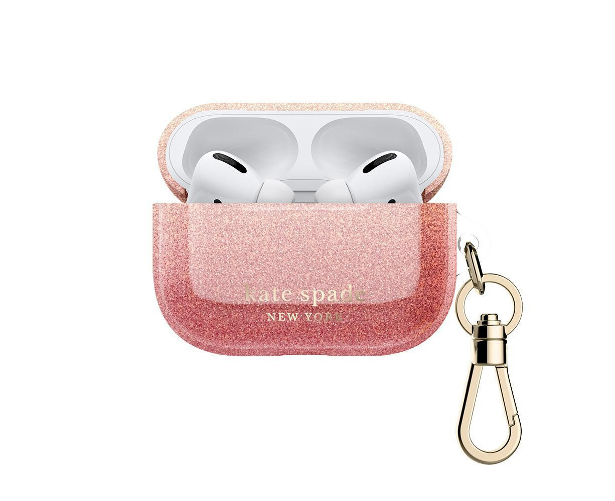 KATE SPADE YORK Flexible Case For Airpods Pro - Ombre Glitter Sunset |  