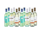 Super Cheap Moscato Sweet White Wine Mixed Tasting Bundle Case - 12 Bottles