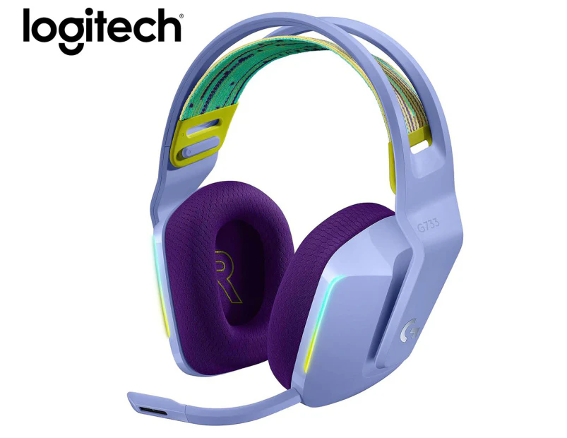 Logitech G733 Lightspeed Wireless RGB Gaming Headset - Lilac