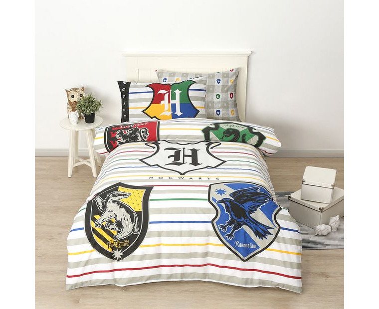 Harry Potter Houses Quilt Cover Set - Multi | Catch.com.au