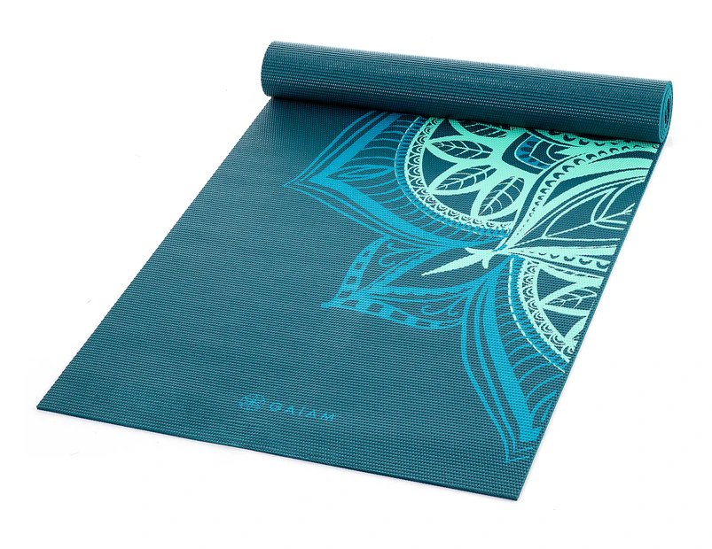 Gaiam Essential Support Yoga Mat 5mm -  Ocean Emerald