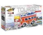 Construct-It 563-Piece Mega Set Tourist Bus DIY Mechanical Kit