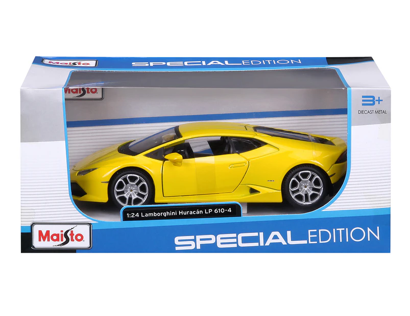 Maisto Lamborghini Huracàn LP 610-4 Toy - Yellow
