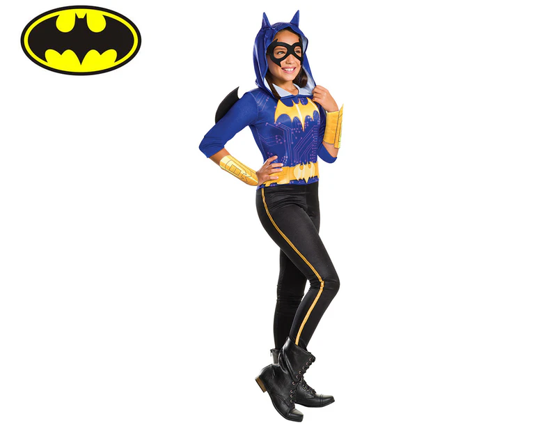 DC Comics Girls' Size 9-12 Years Batgirl Jumpsuit Costume - Multi