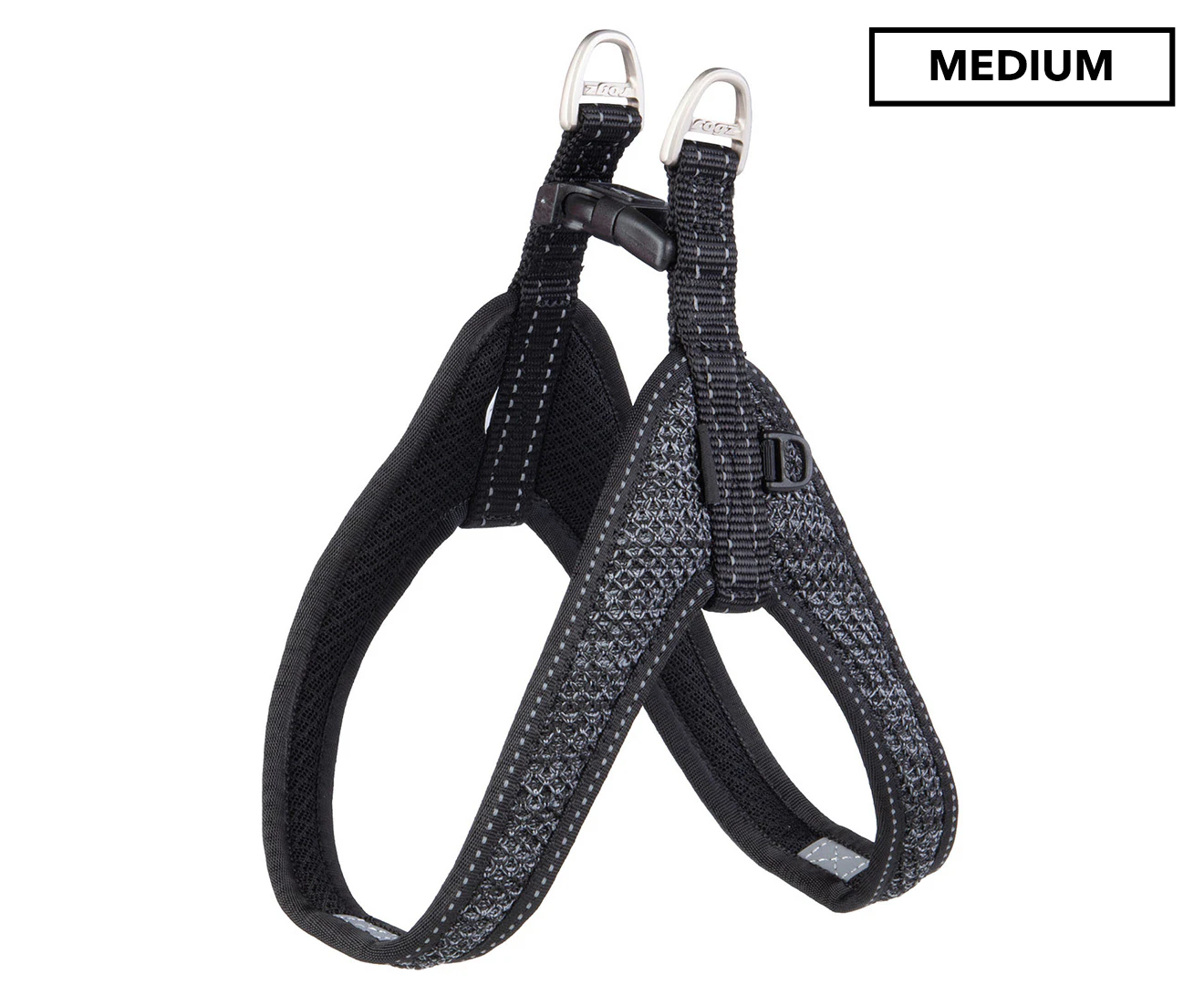 Rogz Specialty Medium Fast Fit Dog Harness - Black