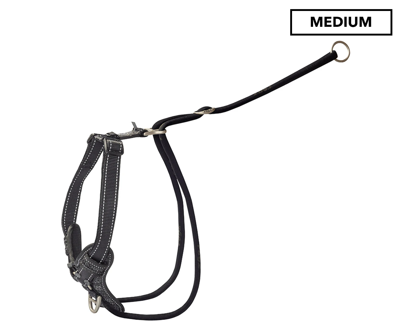 Rogz Control Medium Stop Pull Dog Harness - Black