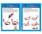 Rogz Utility Fanbelt Large Dog Collar - Red